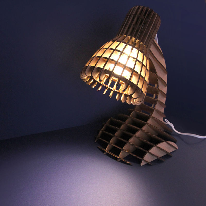 Lampka z kartonu, dlaczego nie-5