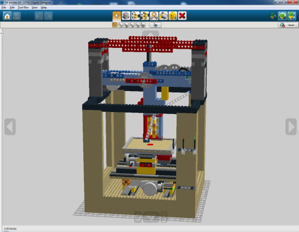 Legobot - drukarka 3D z klocków lego6