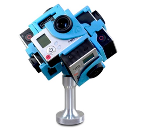 Piorunują2cy efekt filmowania 6 kamerami GoPro