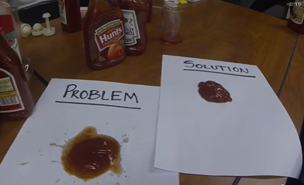 Licealiści rozwiązali problem z wyciskaniem ketchupu1