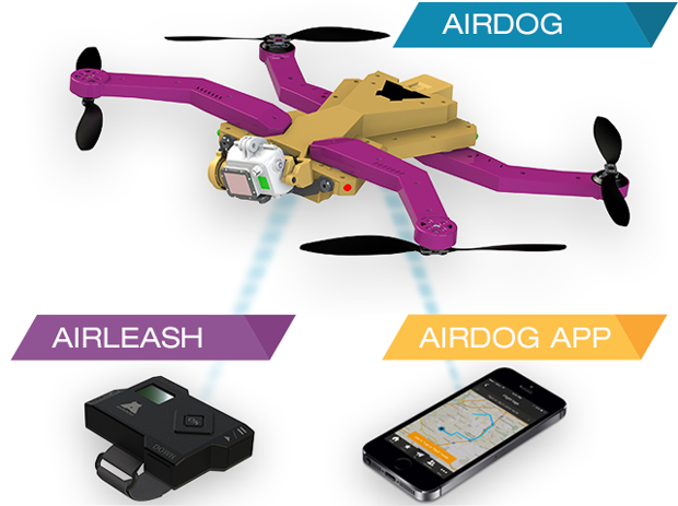 Latający dron AirDog będzie śledził Twoje ekstremalne wyczyny-5