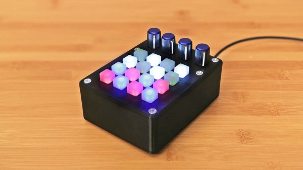 Drukowany kontroler MIDI: Mini OONTZ