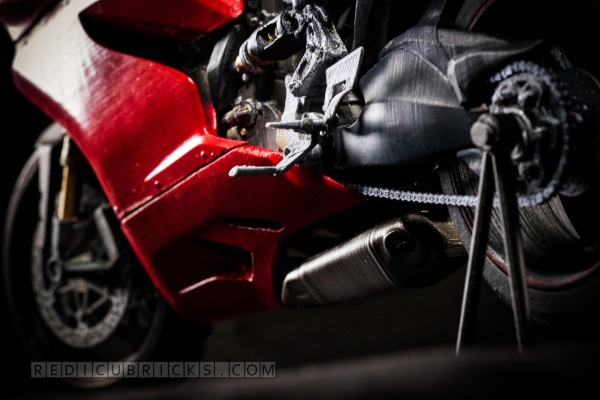 Bardzo szczegółowy, wydrukowany model Ducati 119916