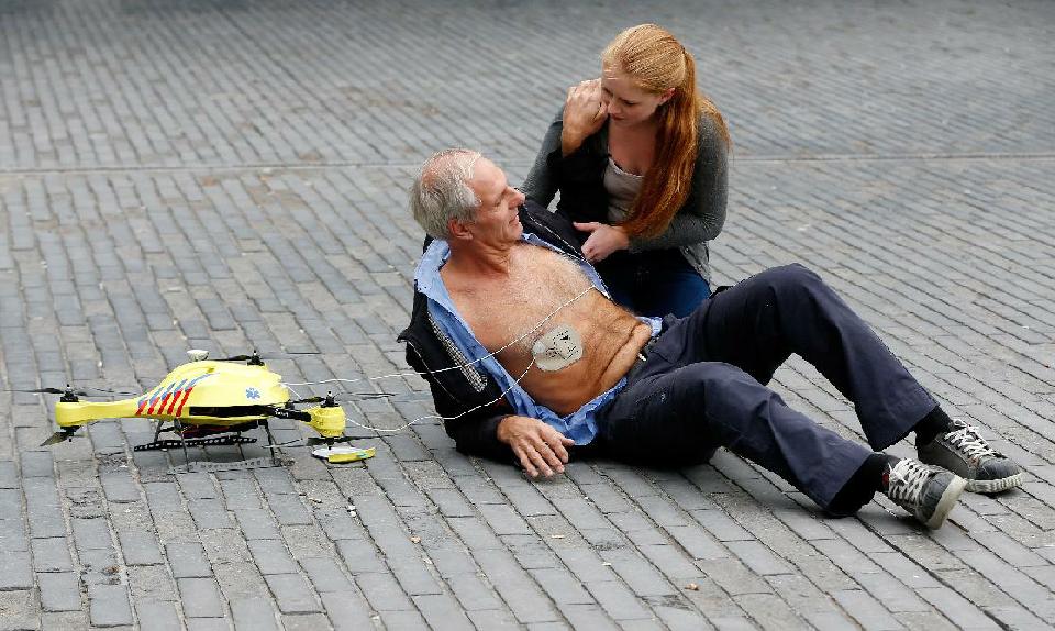 Dron ratujący życie już niedługo będzie latał w Holandii-1