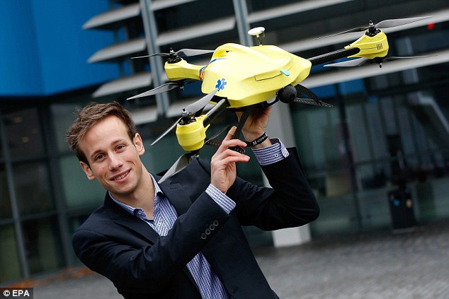 Dron ratujący życie już niedługo będzie latał w Holandii-2