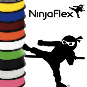 3Dfilamenty.com autoryzowanym dystrybutorem elastycznego filamentu Ninja Flex