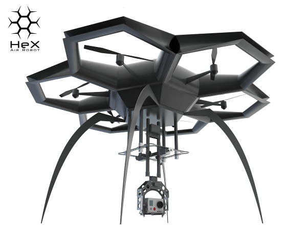 Sam zbuduj HEX Air Robot dzięki drukarce 3D