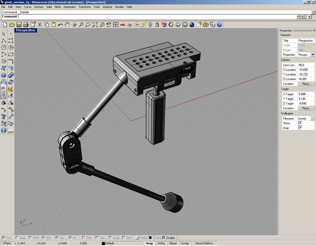 Wydrukowany w 3D stabilizator kamery-4