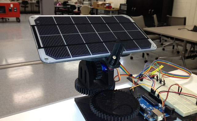 Dual-Axis-Solar-Tracker