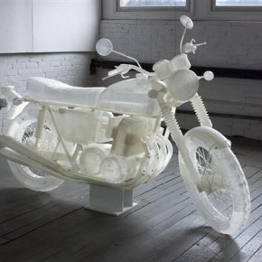 Naturalnej wielkości motocykl Honda CB500 z drukarki Ultimaker 3D