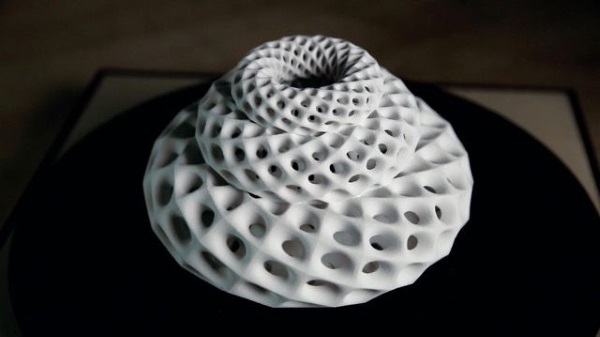 Struktury Fibonacciego wydrukowane na drukarke 3D