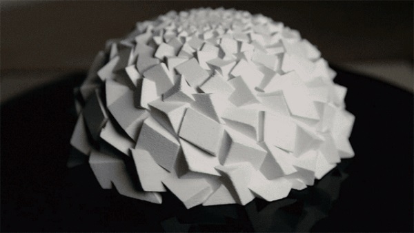 Struktury Fibonacciego wydrukowane na drukarke 3D1