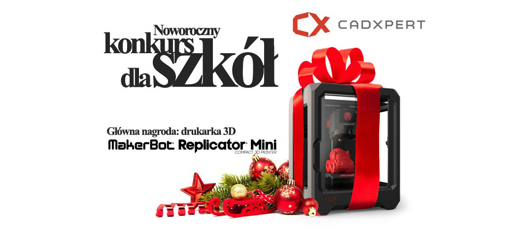 Wygraj drukarkę 3D – konkurs noworoczny CadXpert-slid