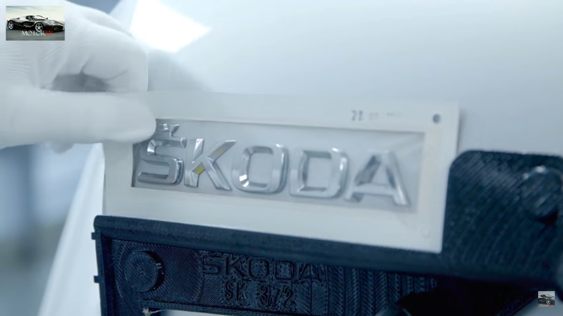 Druk 3D na linii produkcyjnej najnowszej Skody Octavia