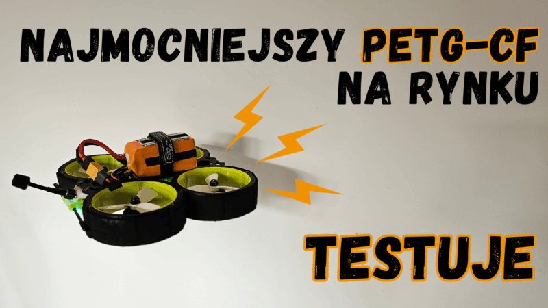 PETG z 25% domieszką CF czyli PETG na sterydach? Testuję!
