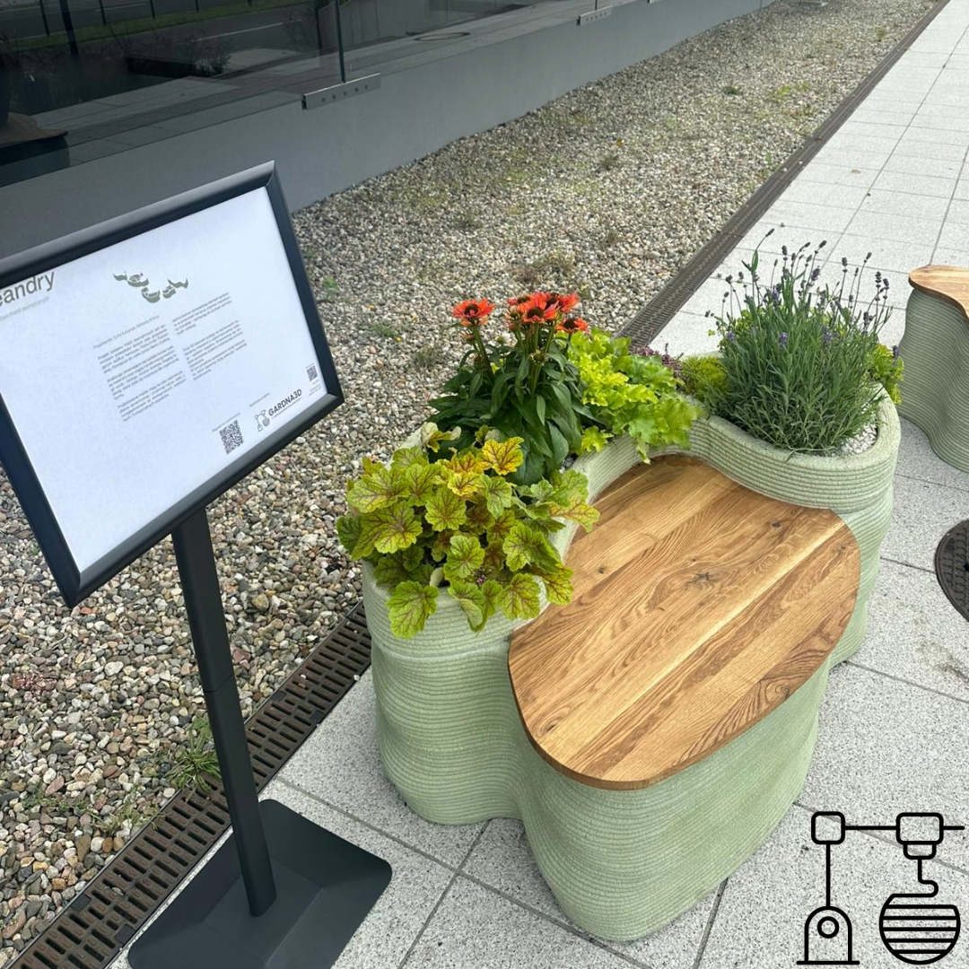 Betonowe donice z drukarki 3D – czyli mała architektura w Poznaniu